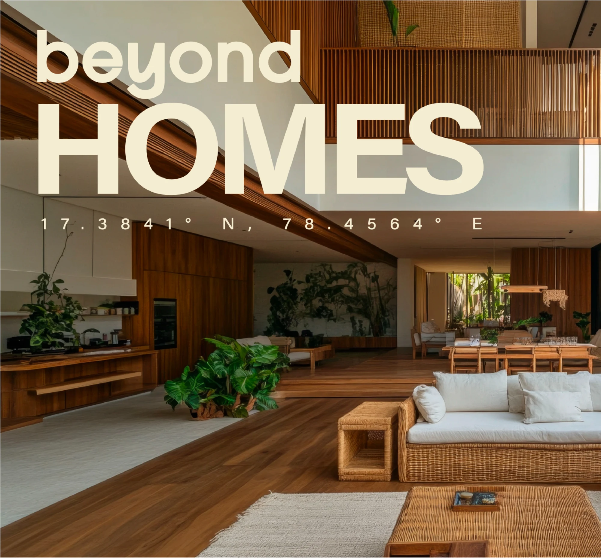 Beyond Homes — A strategic identity for a Hyderabad real-estate business focused on curated homes.