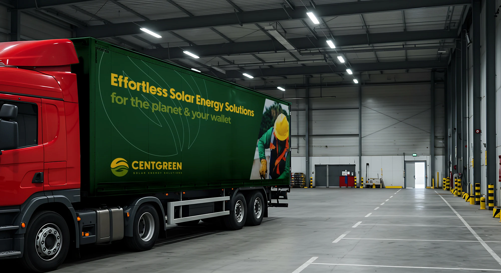 CentGreen — brand identity and applications, view 1