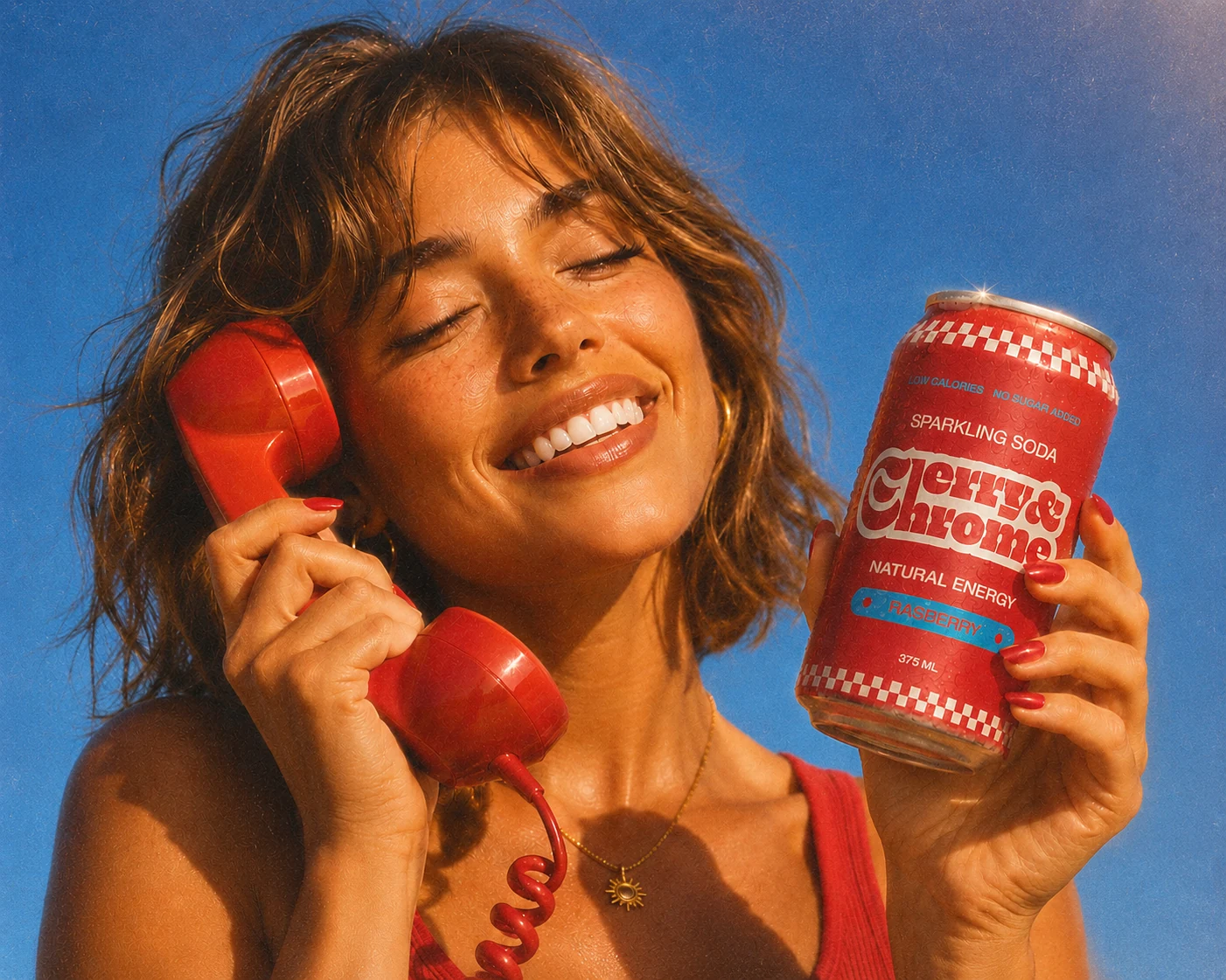 Cherry&Chrome — A soda identity and packaging concept inspired by the American soda parlor.