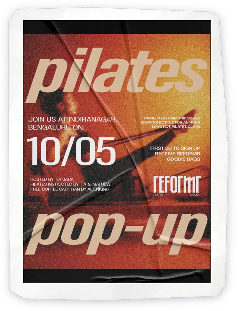 Reformr Pilates Studio — Concept study