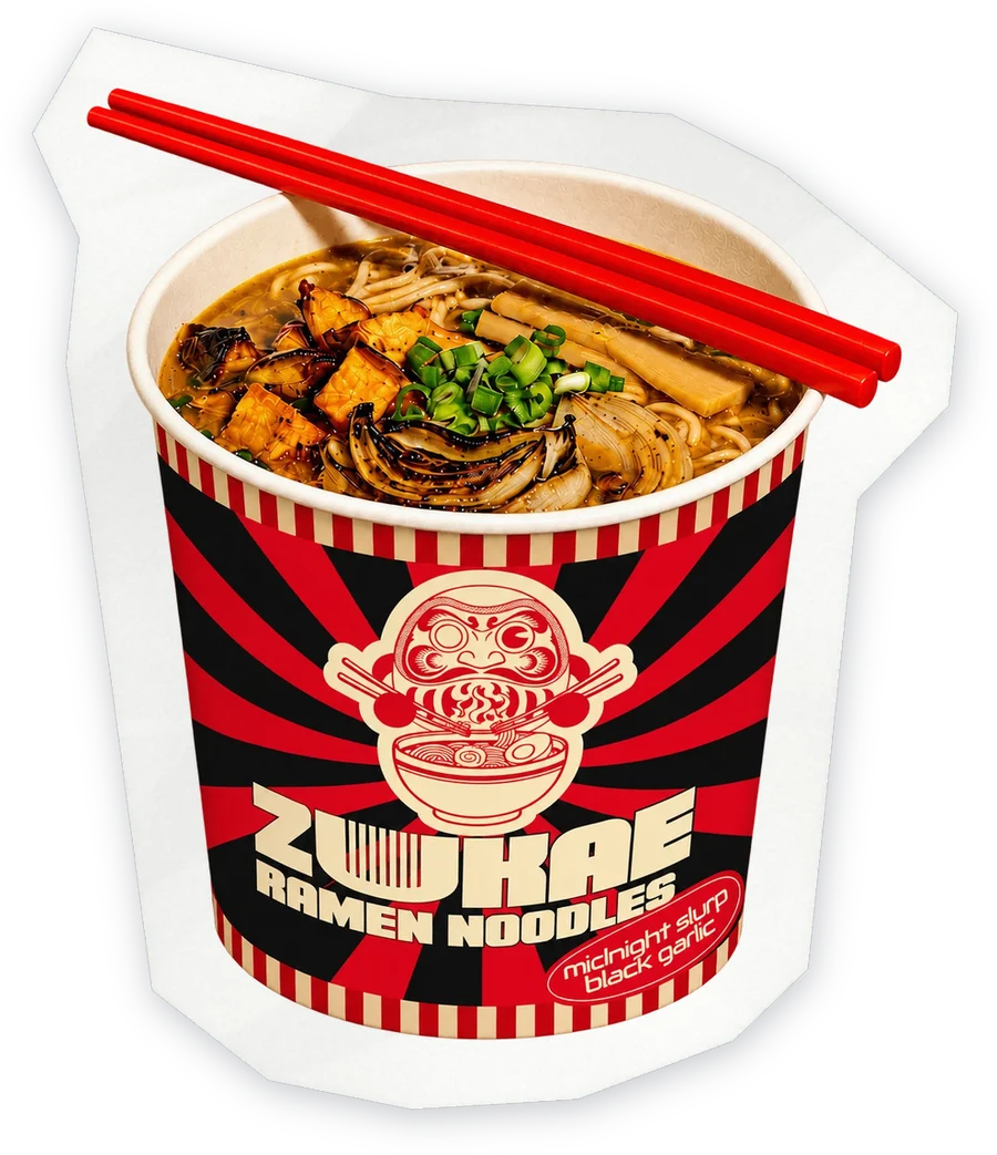 Zukae noodle packaging
